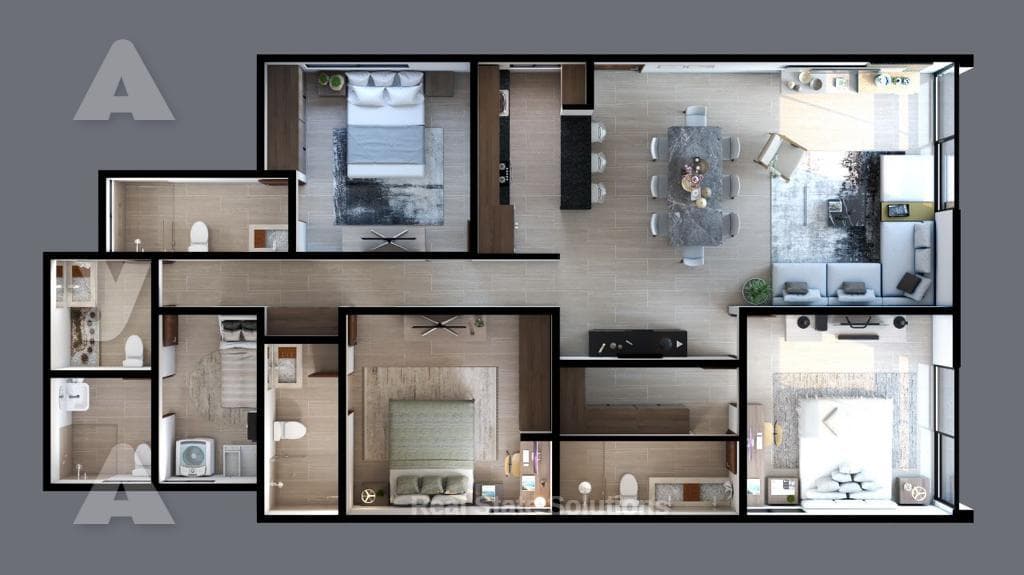 House for Sale (Under Construction) in Obra Gris, 3 Bedrooms, Aqua by Cumbres, Av. Huayacán, Cancún