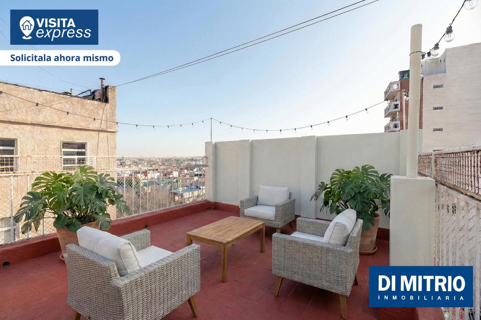 Barracas apartment with 4 rooms, terrace and balcony