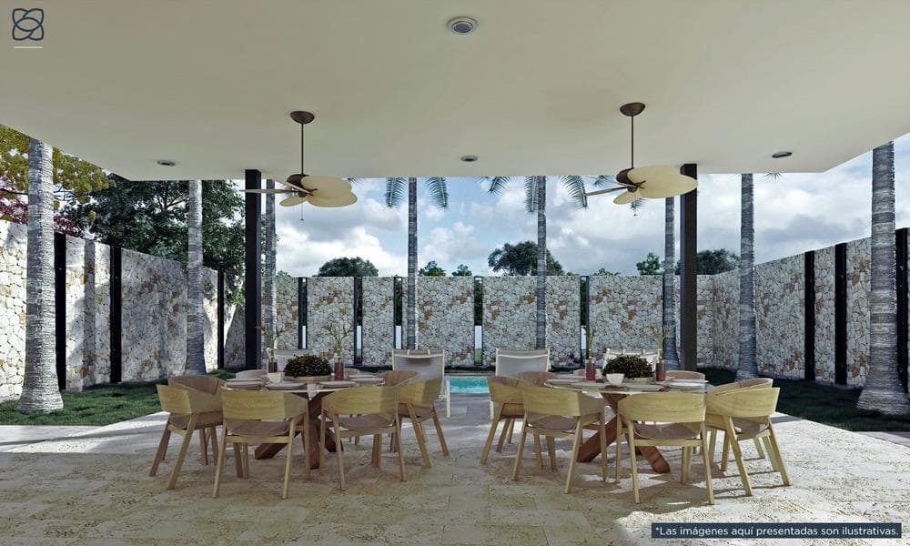 Lot on Privada Zentura in Cholul with Amenities in Mérida, Yucatán.