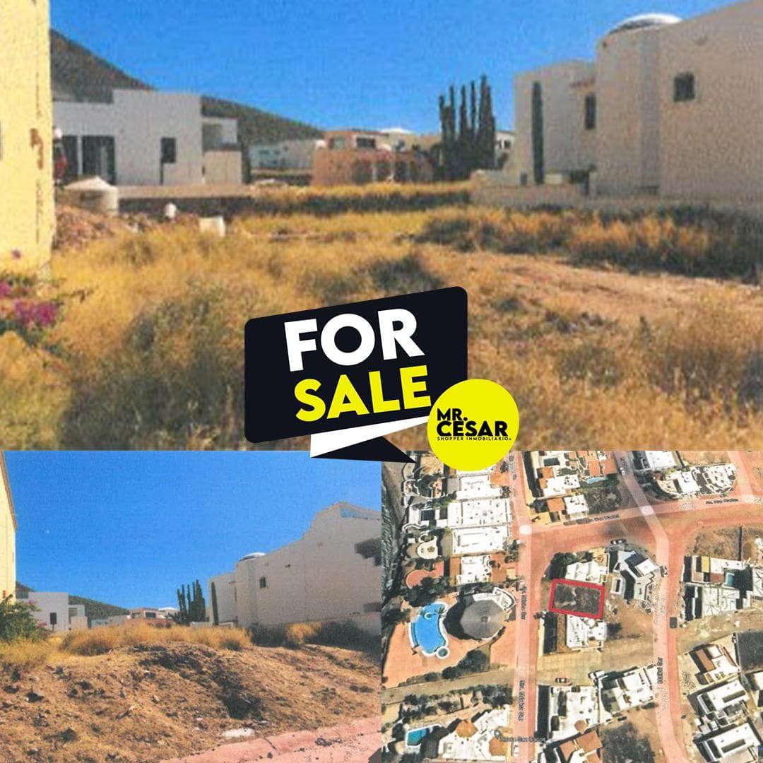 Residential Lot for Sale in the Villas California Subdivision in San Carlos Nuevo Guaymas, Sonora.
