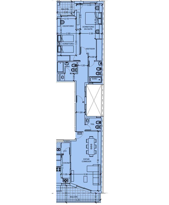 Apartment in Downtown - Pool - Mid-floor - Barbecue Area