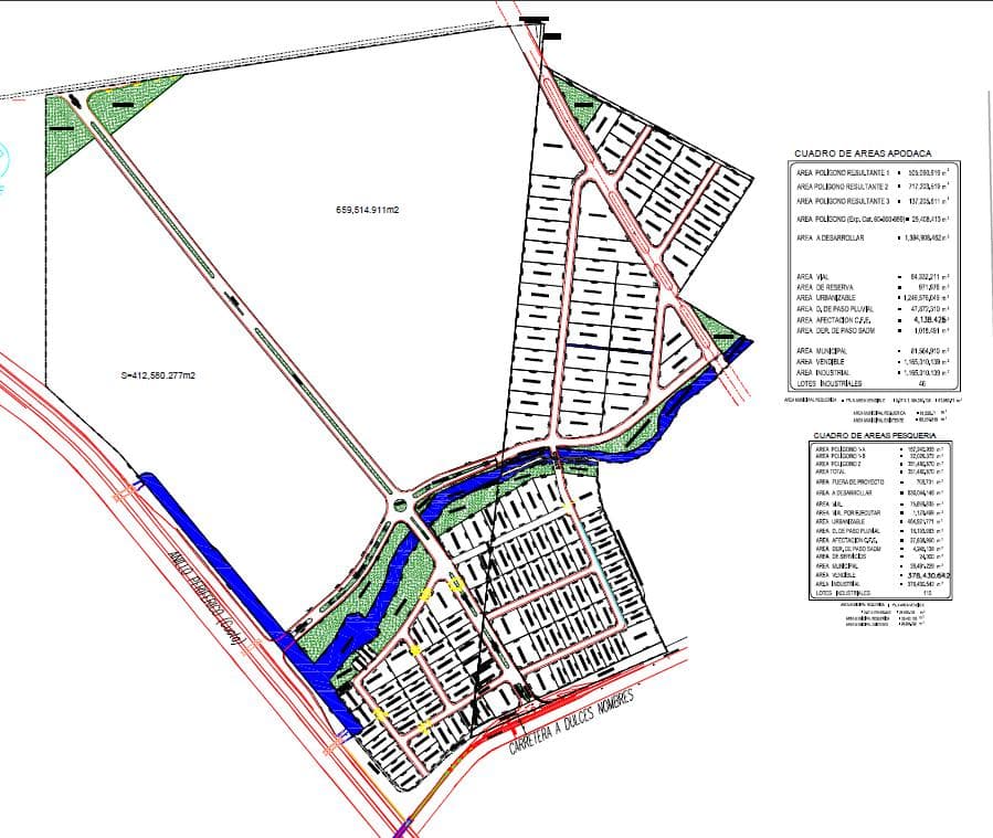Land in the Apodaca Industrial Park