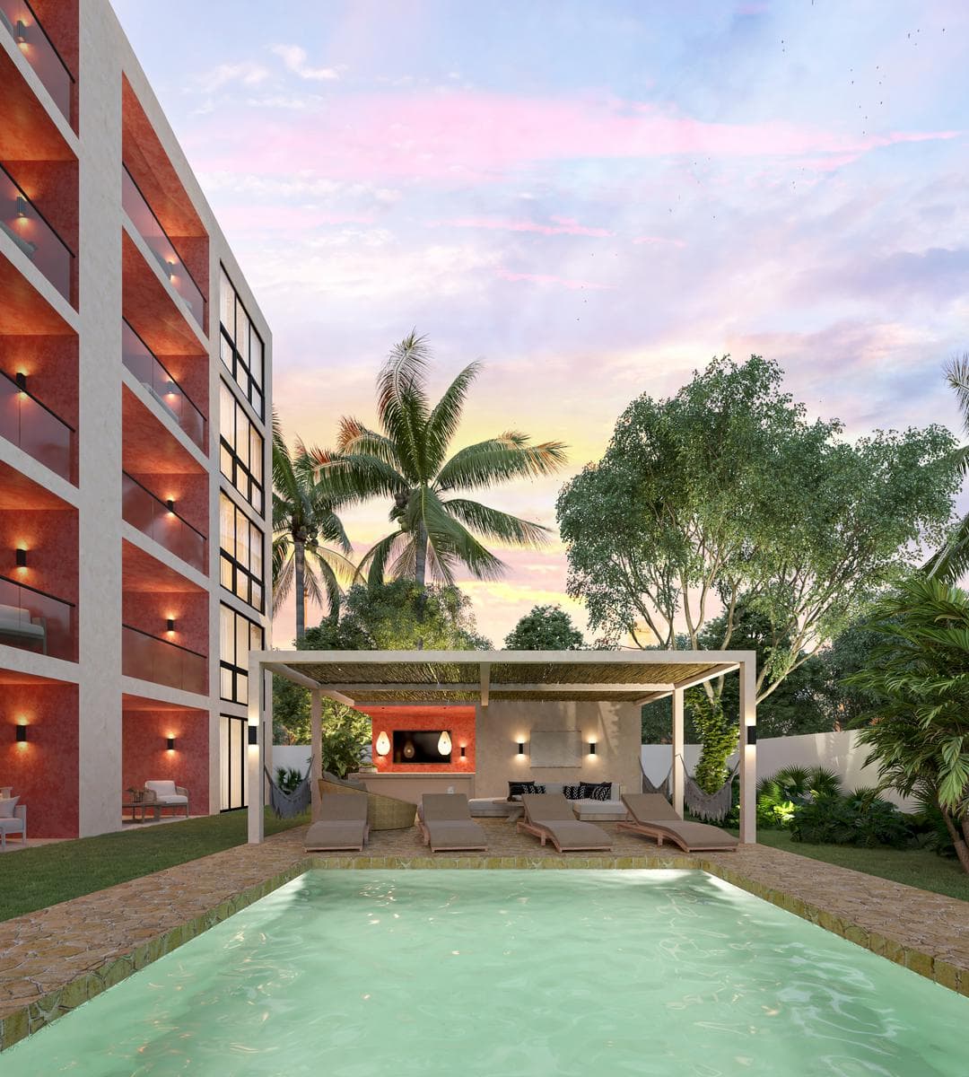 Apartment for sale on the beach in Chicxulub, Mérida, Yucatán