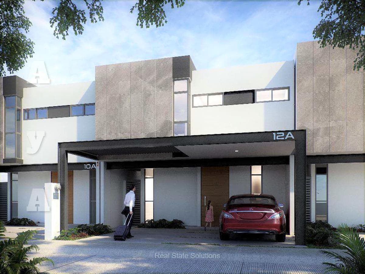 House for Pre-Sale, 3 Bedrooms, 2 Levels, Extra Land, La Rioja Residential Complex, Cancún.