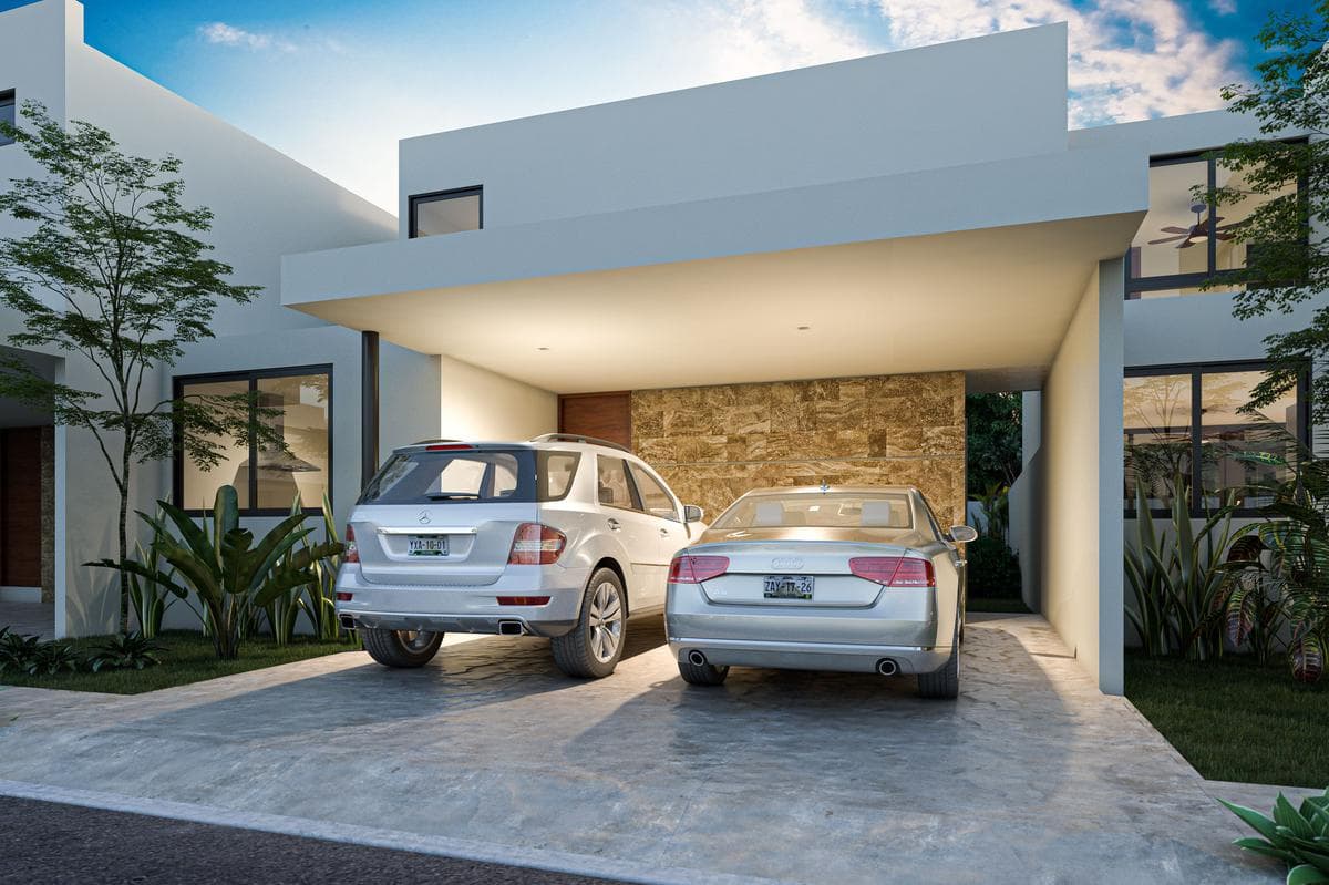 House in a Private Residential Community with 3 Models to Choose From in Conkal