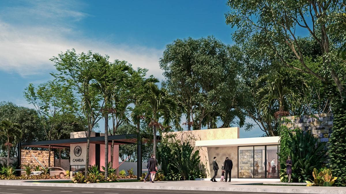 Land for sale on a private street in Sitpach, Cholul, Mérida, Yucatán.