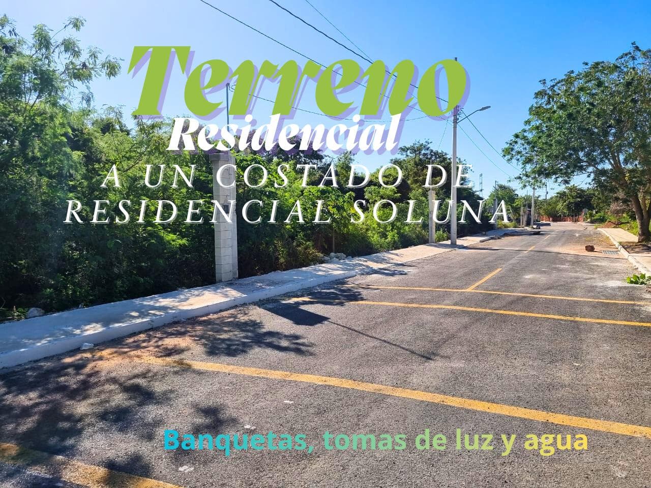 Residential lot next to Privada Residencial Solana Tixcacal