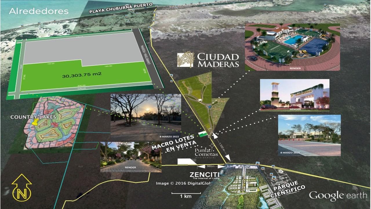 Large lot ideal for development along the roadside across from Ciudad Maderas