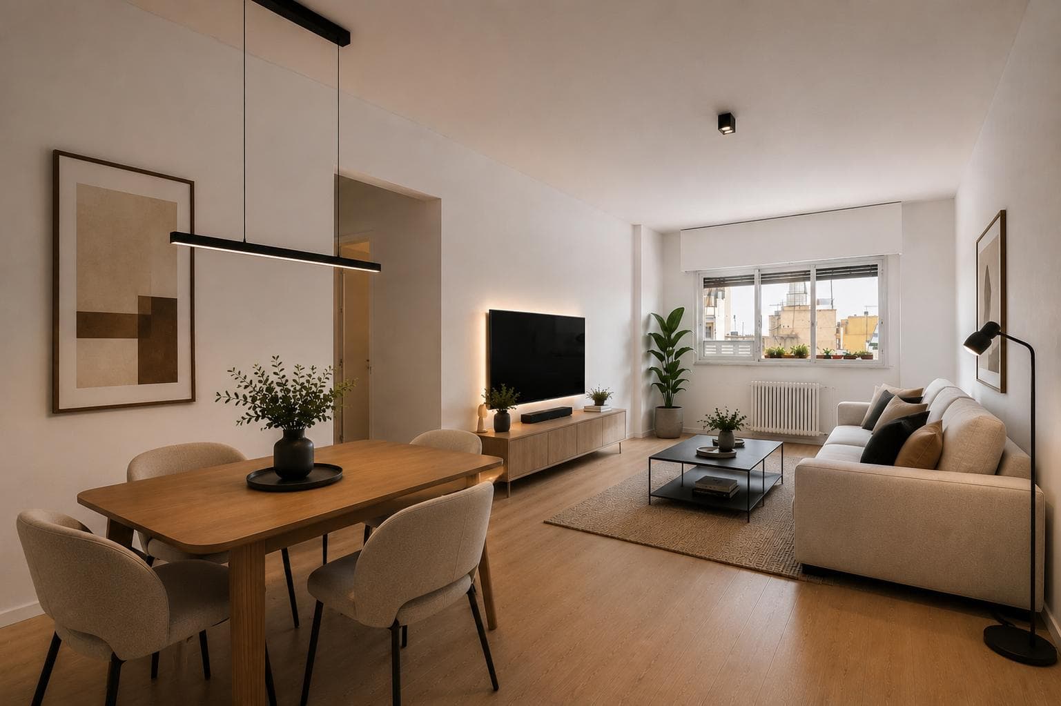 3-room apartment for sale with a balcony in Villa del Parque