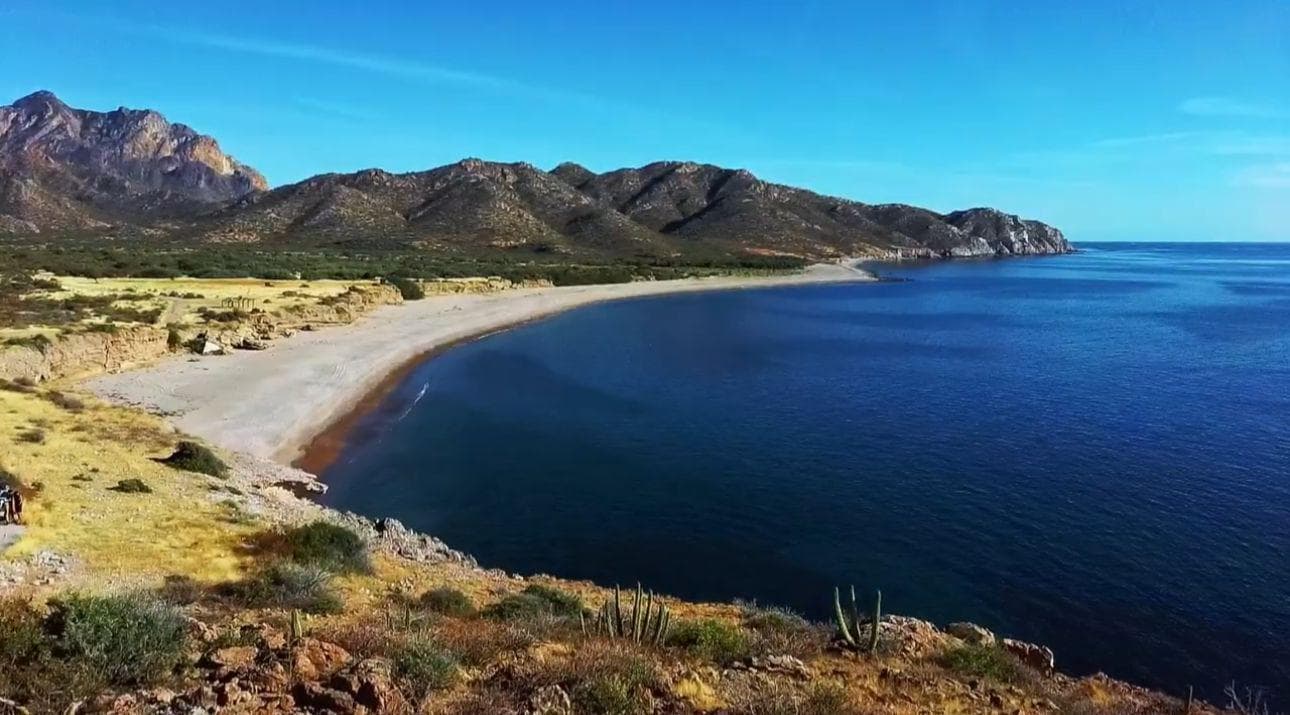 Land with a private beach for sale in San Carlos, Sonora.