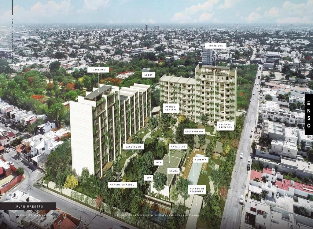 Apartment for Sale, a few minutes from Plaza City Center, Montebello, Mérida, Yucatán
