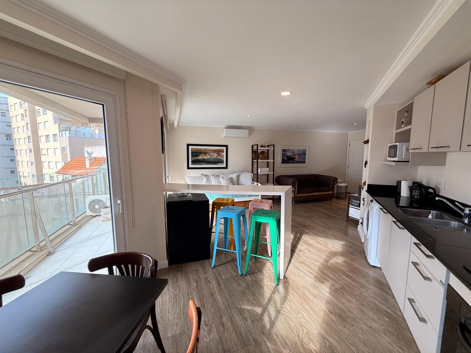 Two-room apartment with a garage in Playa Grande
