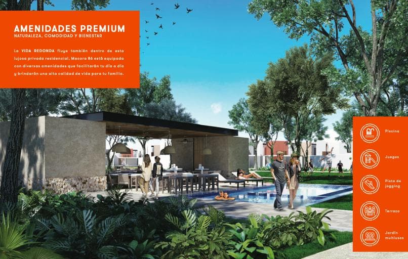 Macora 86 Cholul. House with luxury amenities. Quick access to the ring road
