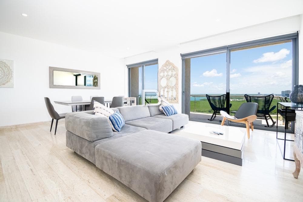 Furnished Apartment for Rent at Marina Condos Puerto Cancun