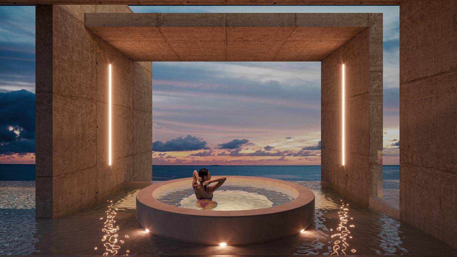 Beachfront Studio for Sale in Puerto Morelos
