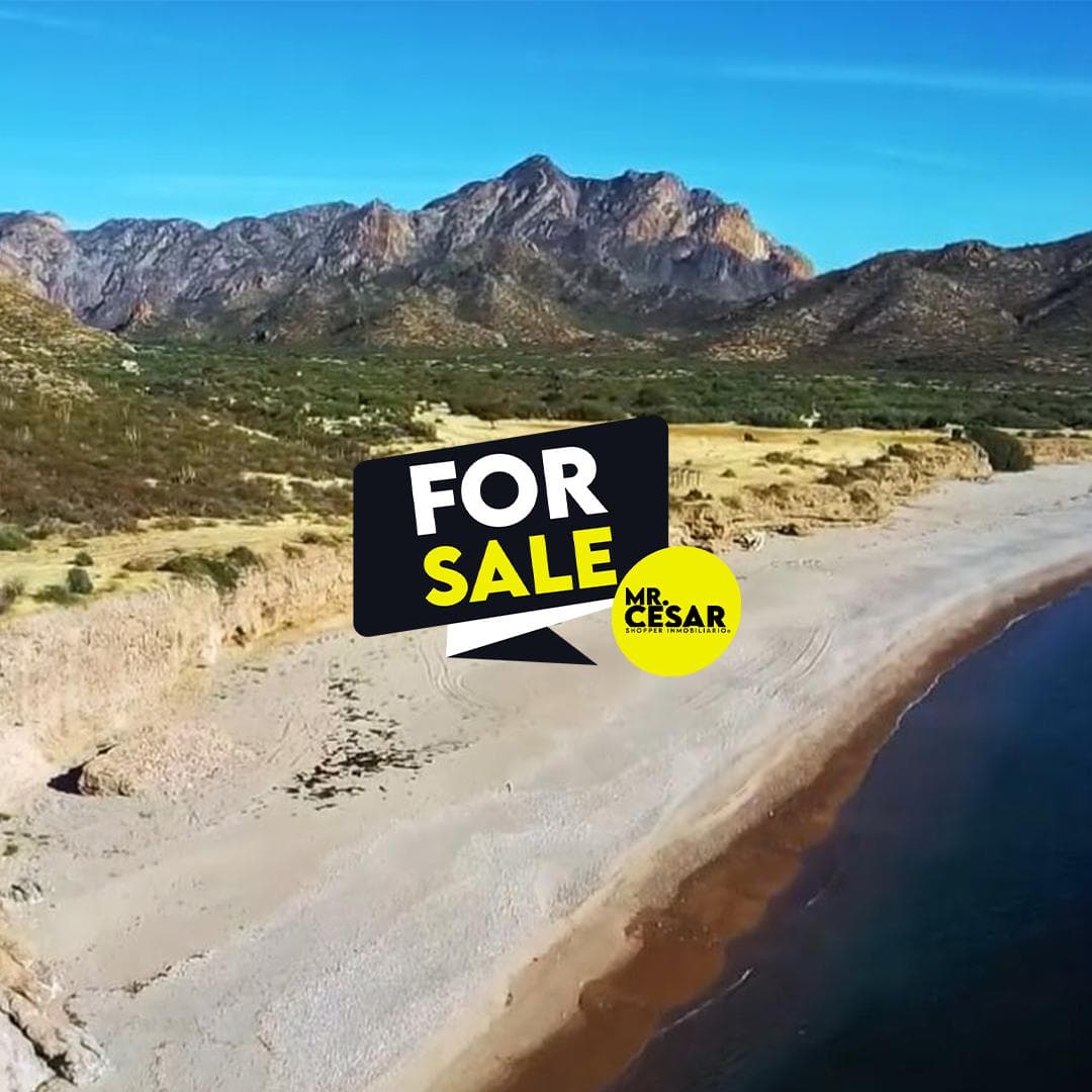 Land with a private beach for sale in San Carlos, Sonora.