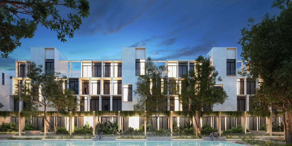 Apartment for sale with a studio and amenities in Mérida, Yucatán, in Temozón Norte.