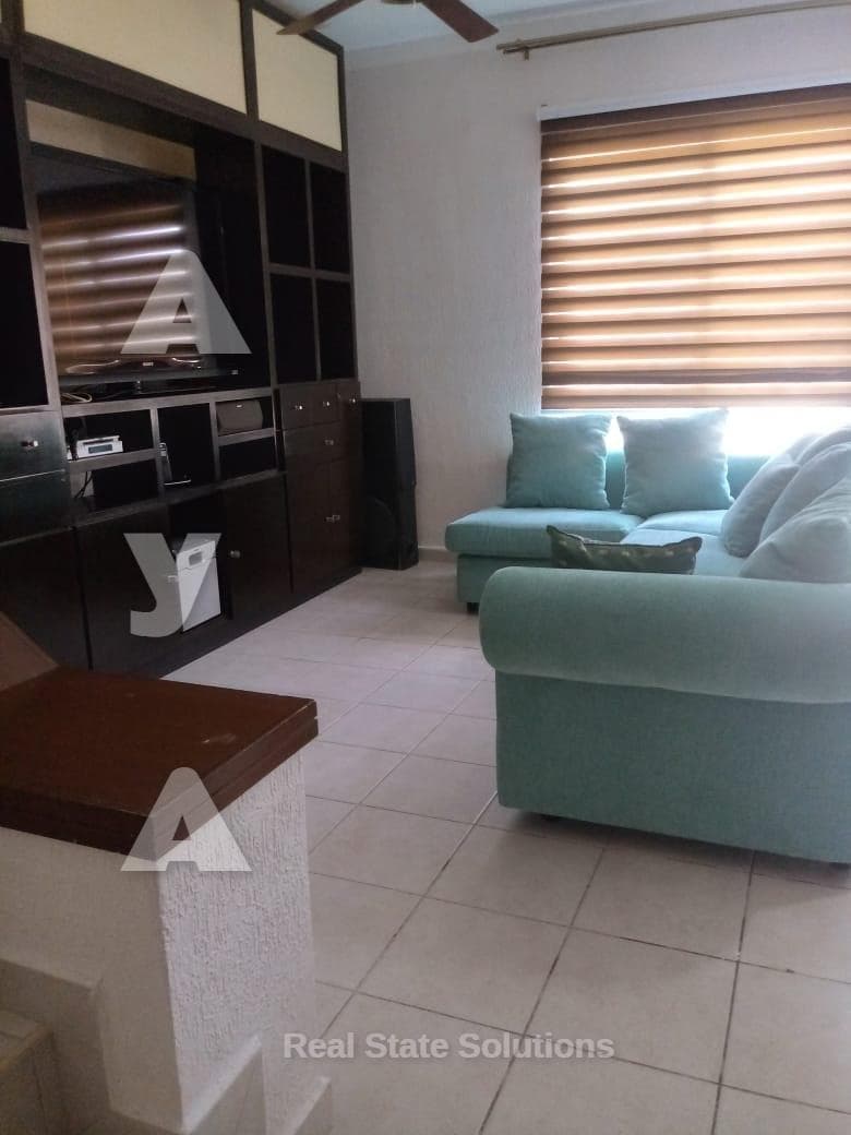 House for Rent, Furnished, 3 Bedrooms, Av. 135, Jardines Sur, Cancún.
