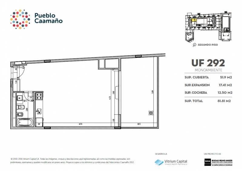 Brand-new 1- or 2-bedroom apartment - SUITABLE FOR PROFESSIONAL USE - Caamaño