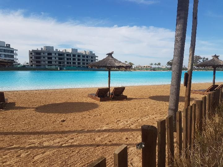 Apartment - Lagoon Pilar: 2-room apartment on the ground floor with a garden and garage