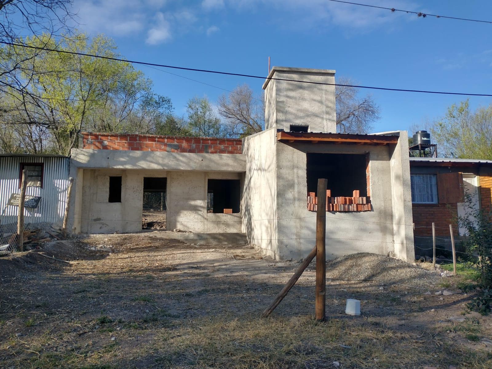 Property to be completed with natural gas