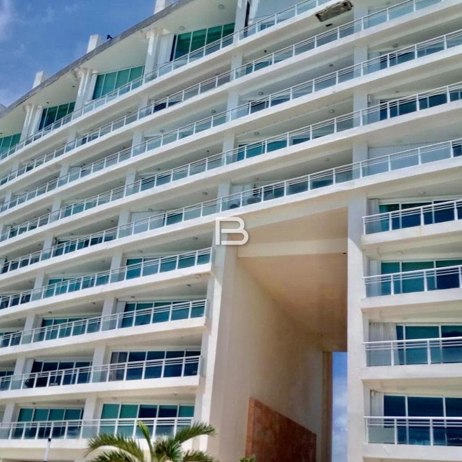 Oceanfront Apartment for Rent in Cancun, Fully Furnished