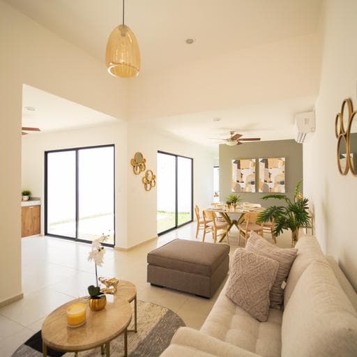Single-Story House for Sale in Cholul, Mérida, Yucatán