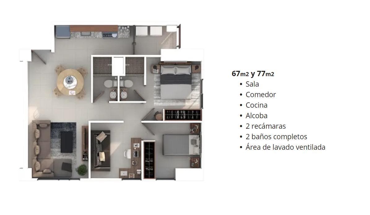 Apartments for SALE in Azcapotzalco, Mexico City.