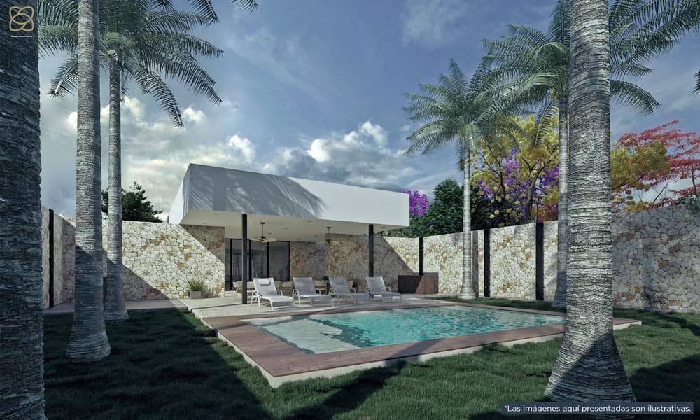 Lot on Privada Zentura in Cholul with Amenities in Mérida, Yucatán.