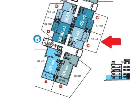 Apartment - Lagoon Pilar: 2-room apartment on the ground floor with a garden and garage