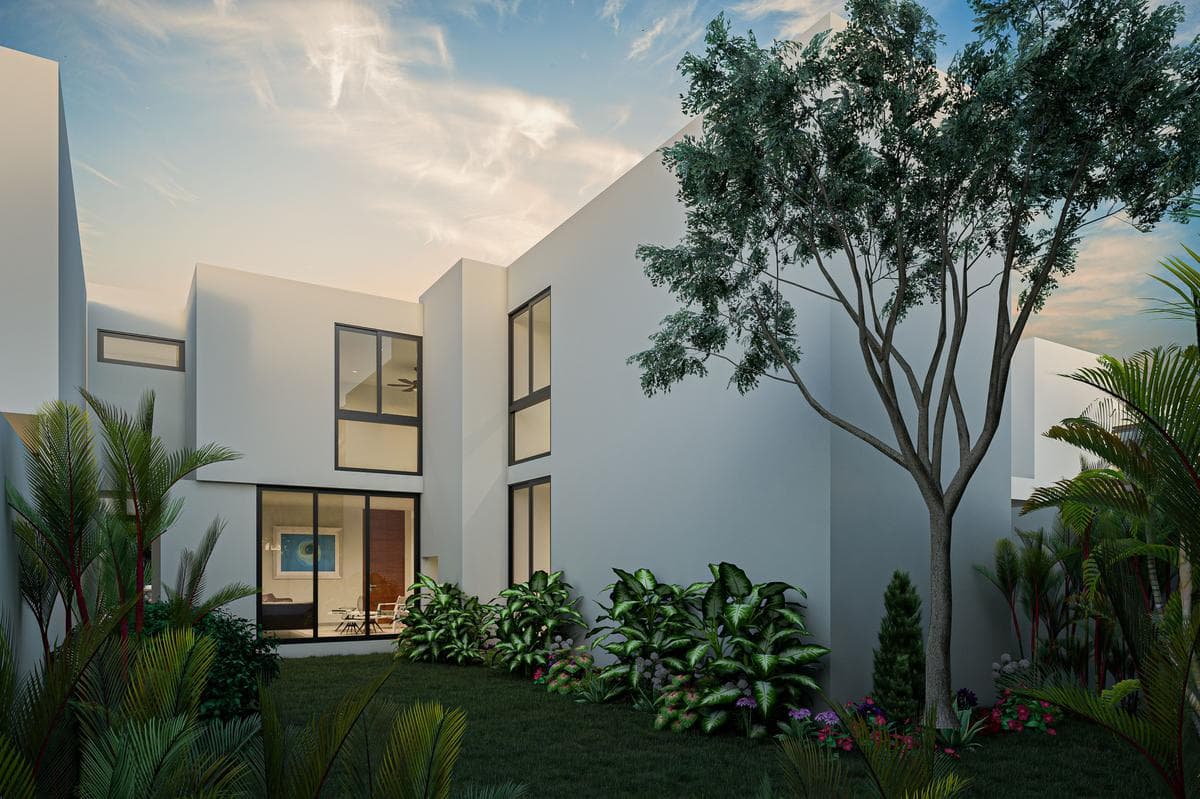 House in a Private Residential Community with 3 Models to Choose From in Conkal