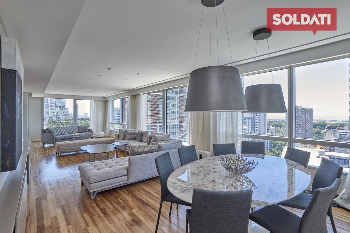 For Sale: Tower with Rental Income—Quantum Palermo Chico—Upper Floor—Stunning 4-Bedroom Apartment with Staff Quarters