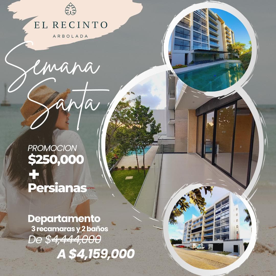 Apartment for Sale, 3 Bedrooms, Arbolada by Cumbres, Av. Hayacán, Cancún