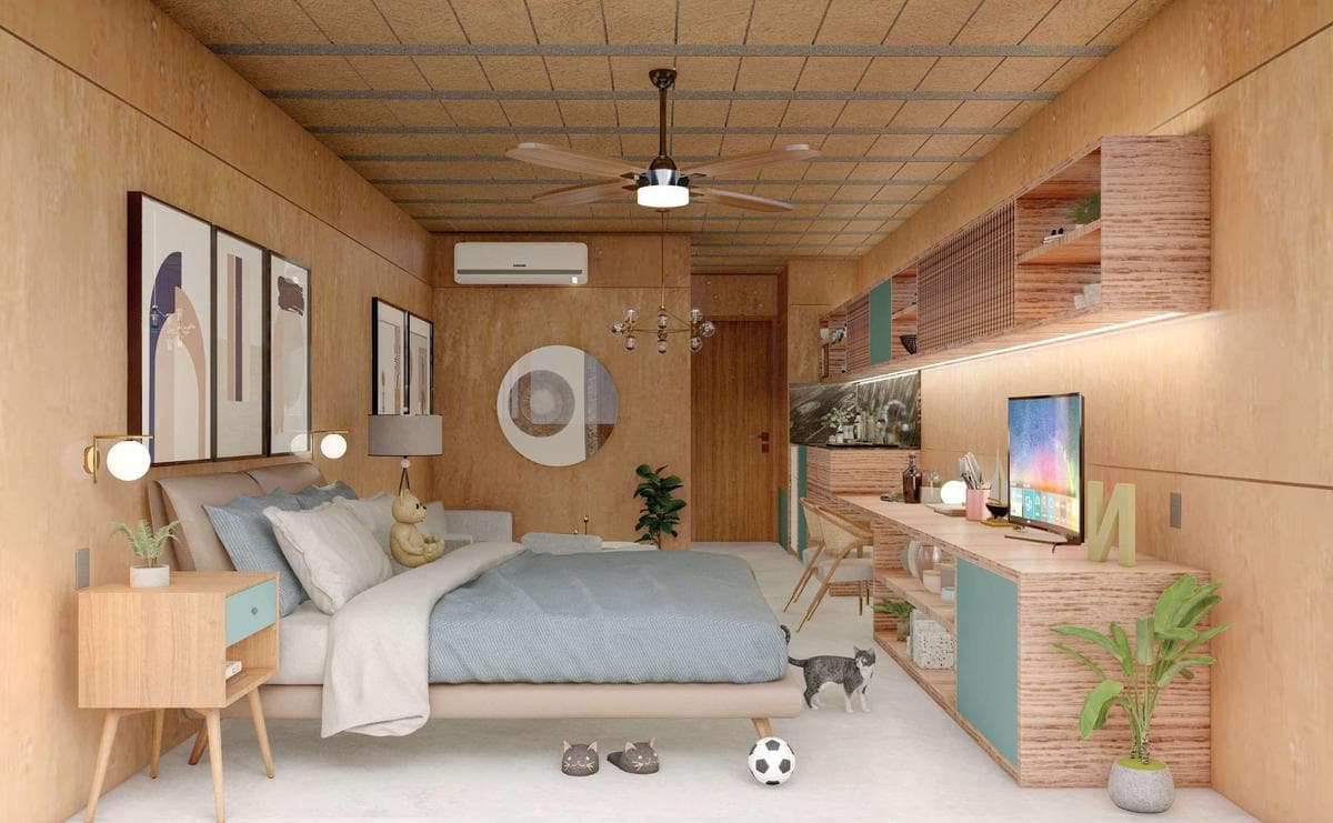 Incredible Studio Apartments for Sale with Luxury Amenities on Av. Juárez in Playa del Carmen P3957