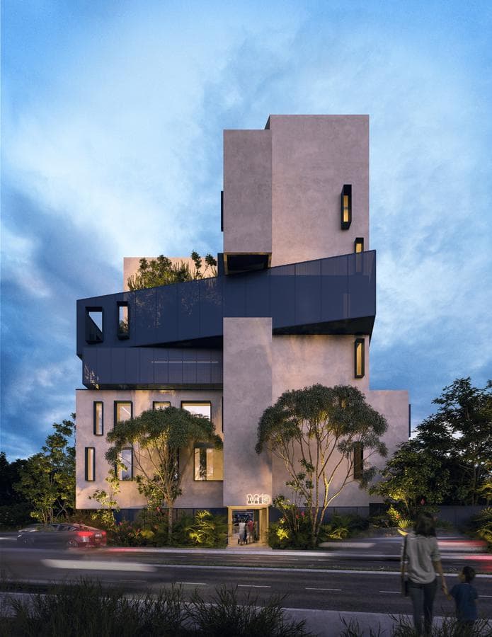 Two-bedroom apartment in Montebello, Mérida, Yucatán.