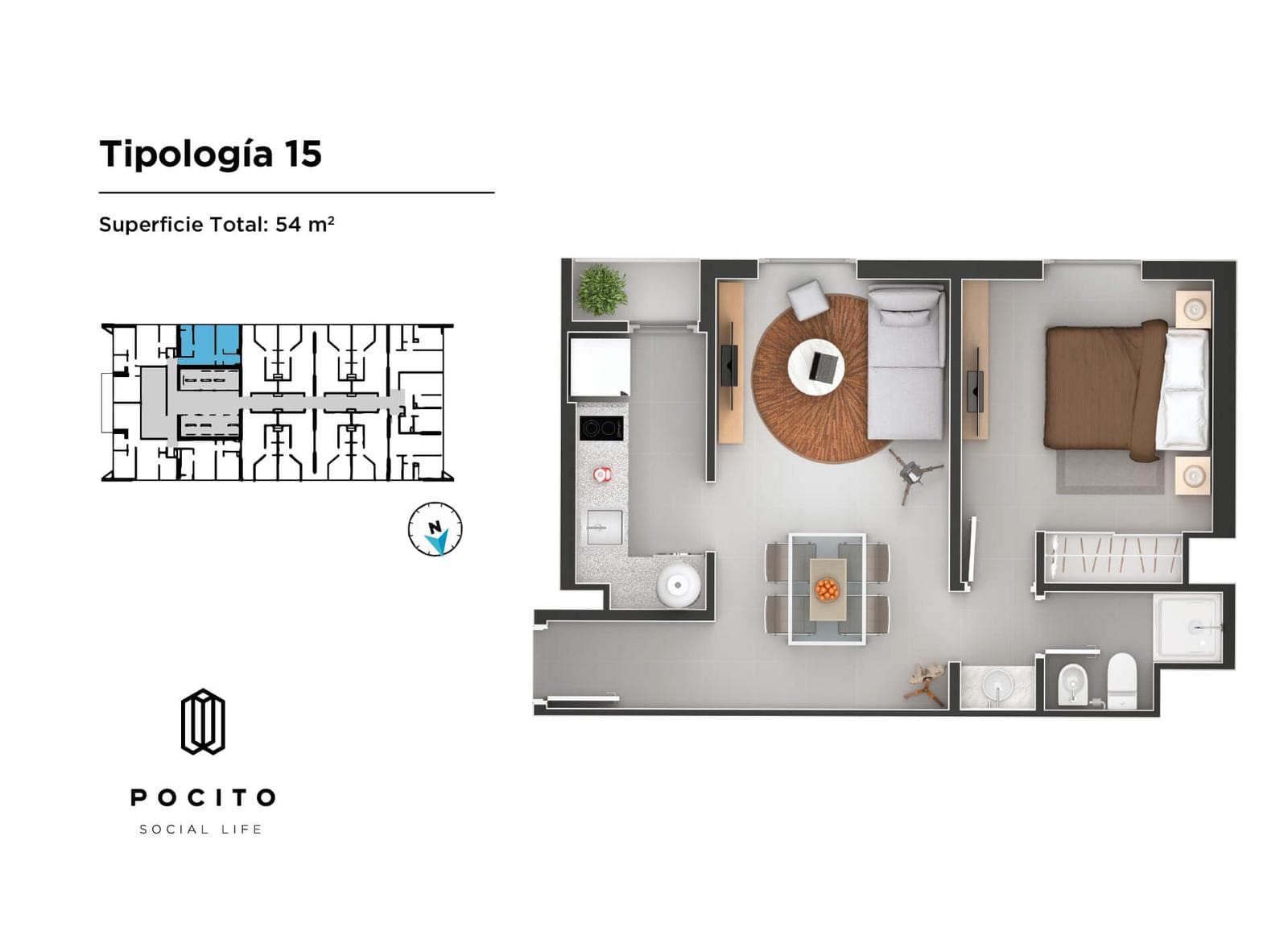 1-Bedroom Apartment for Sale in Nueva Córdoba