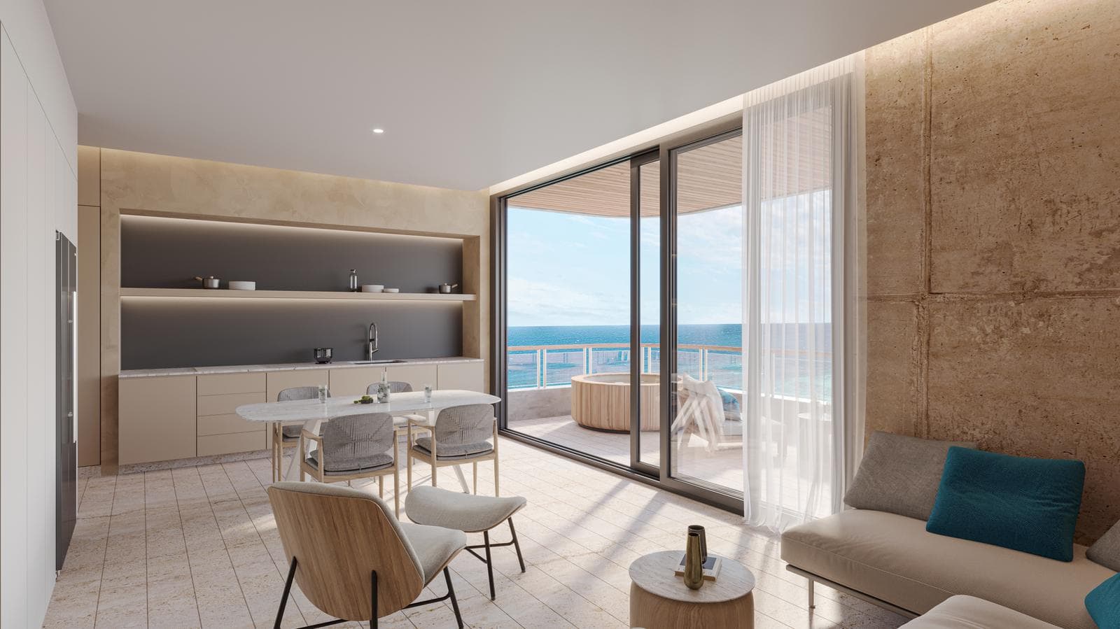1-Bedroom Apartment for Sale on the Beachfront in Puerto Morelos