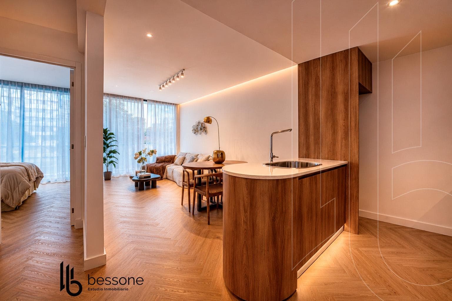 Departamento 2 Ambientes Balcon A Estrenar Guemes Residencial