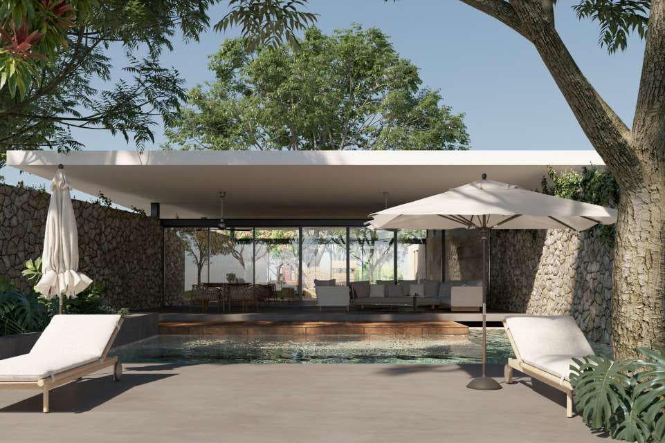 Land for Sale on a Private Street with Amenities in Conkal, Mérida, Yucatán.