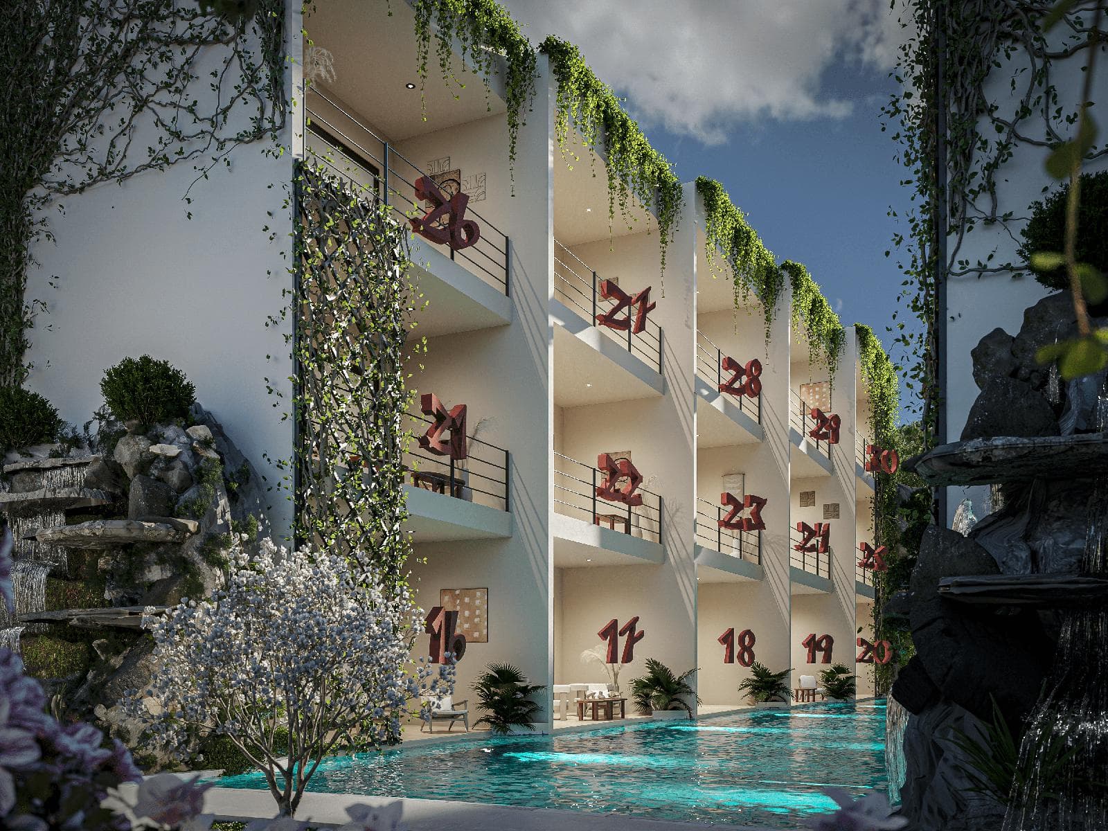 50-SQUARE-METER APARTMENT IN TULUM, 8 MINUTES FROM THE BEACH
