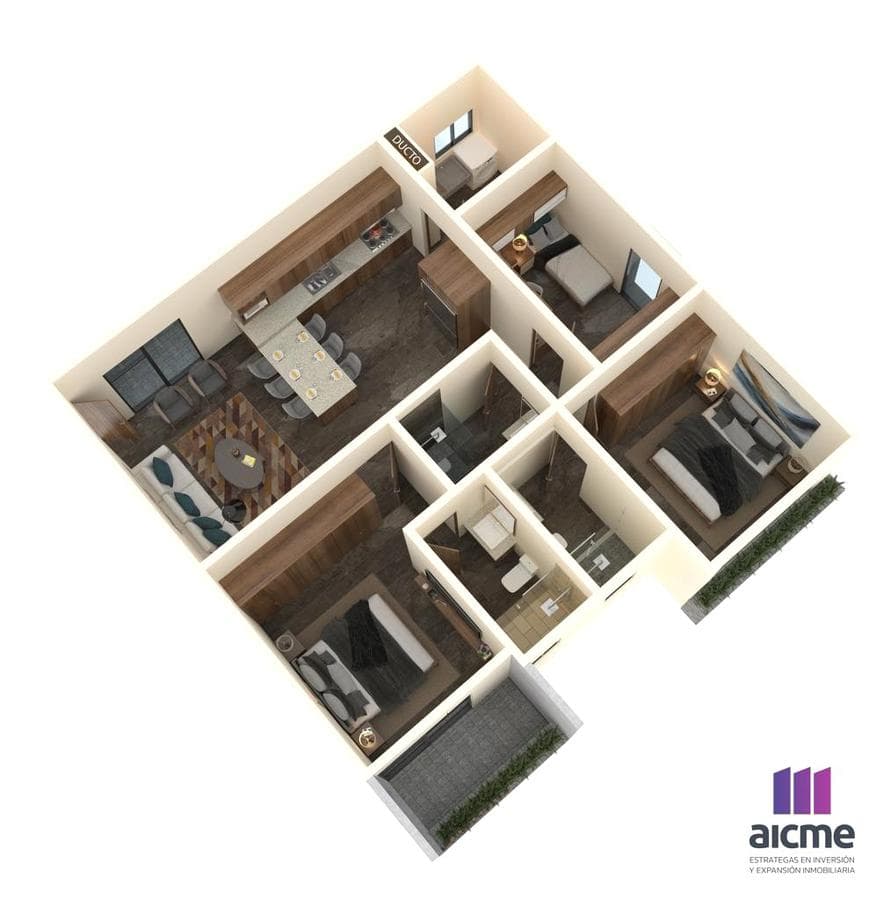 Apartment for SALE: 3 bedrooms, Vía Cumbres, Huayacán, Cancún.