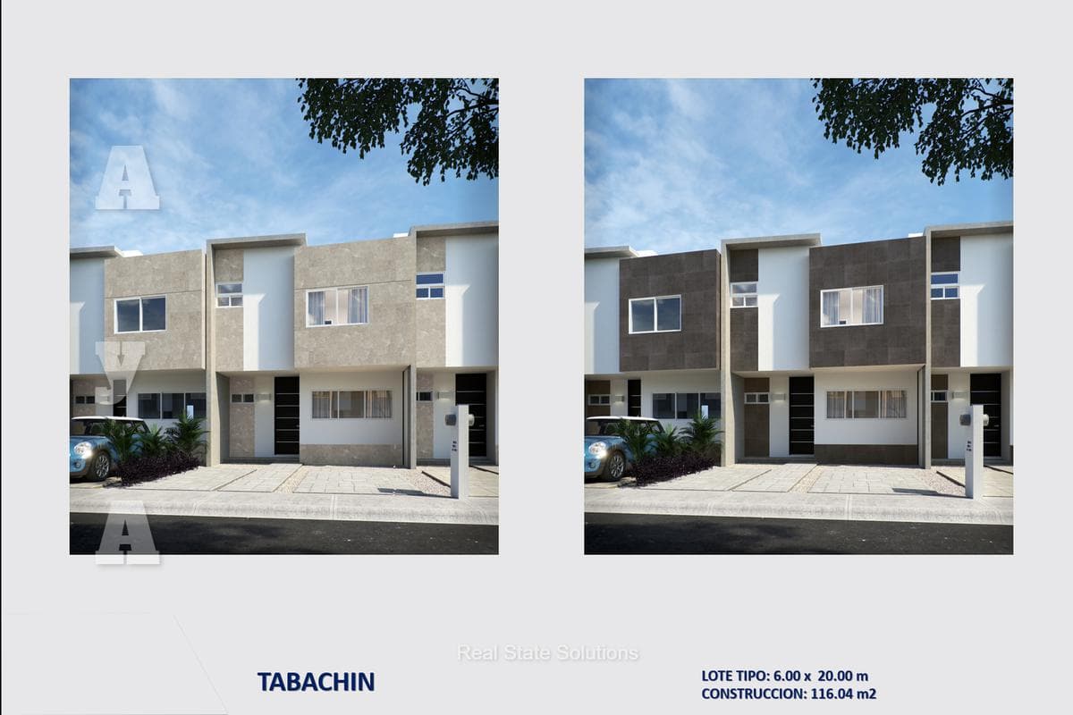 House for Pre-Sale with 3 Bedrooms, Av. Colosio, Av. Lilis, Playa del Carmen.