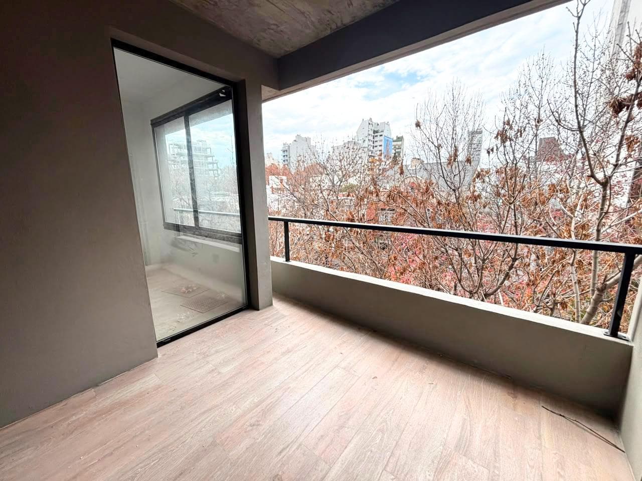 Two-room apartment in Villa Crespo with a balcony terrace and a half-bath