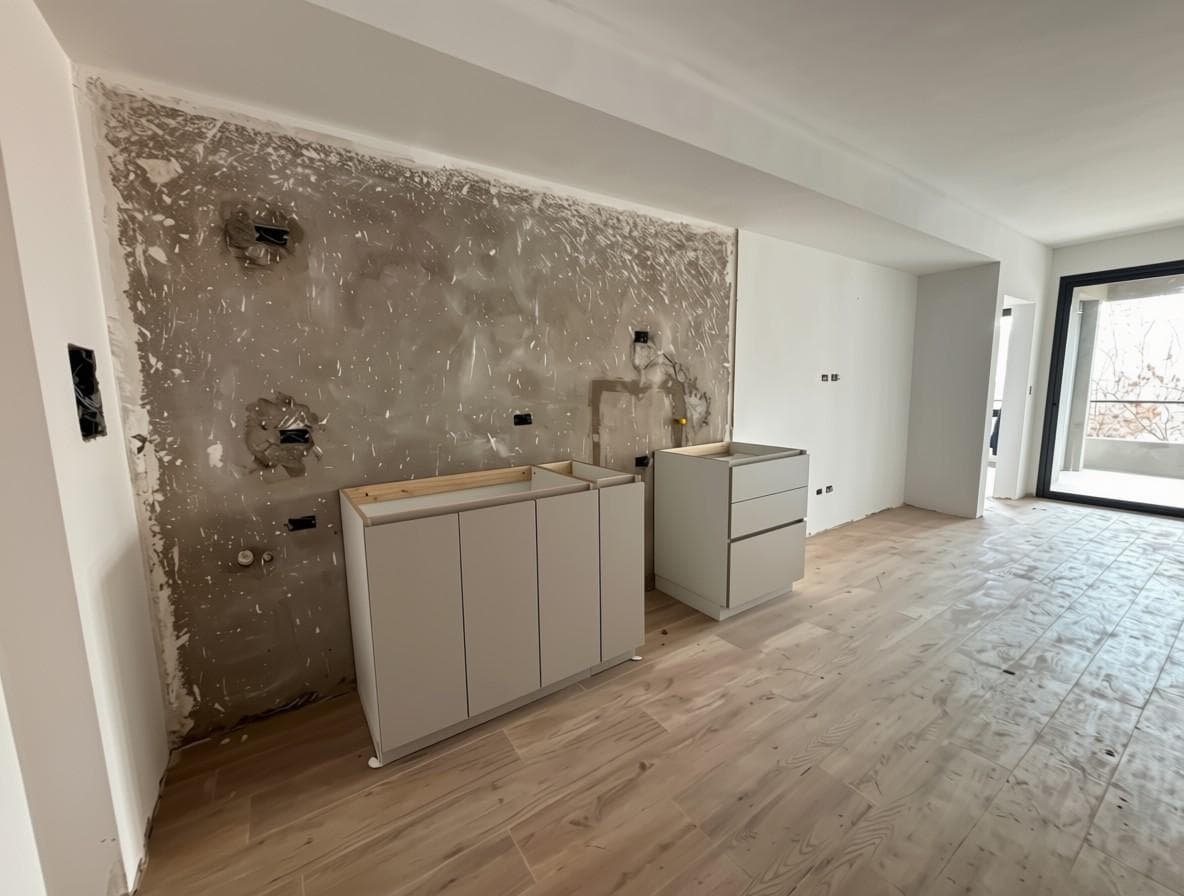 Two-room apartment in Villa Crespo with a balcony terrace and a half-bath