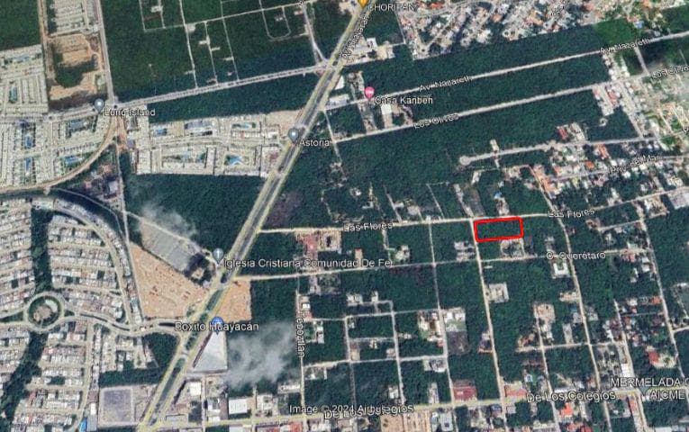 LAND FOR SALE IN CANCUN, AV LAS FLORES, HUAYACAN