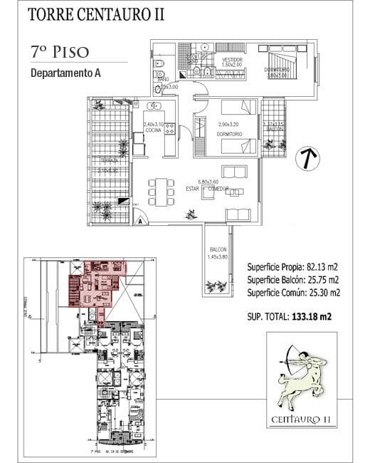 2-Bedroom Apartment for Rent in the General Paz Neighborhood, Córdoba