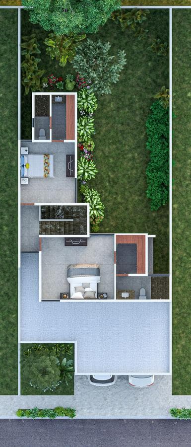 House in a Private Residential Community with 3 Models to Choose From in Conkal