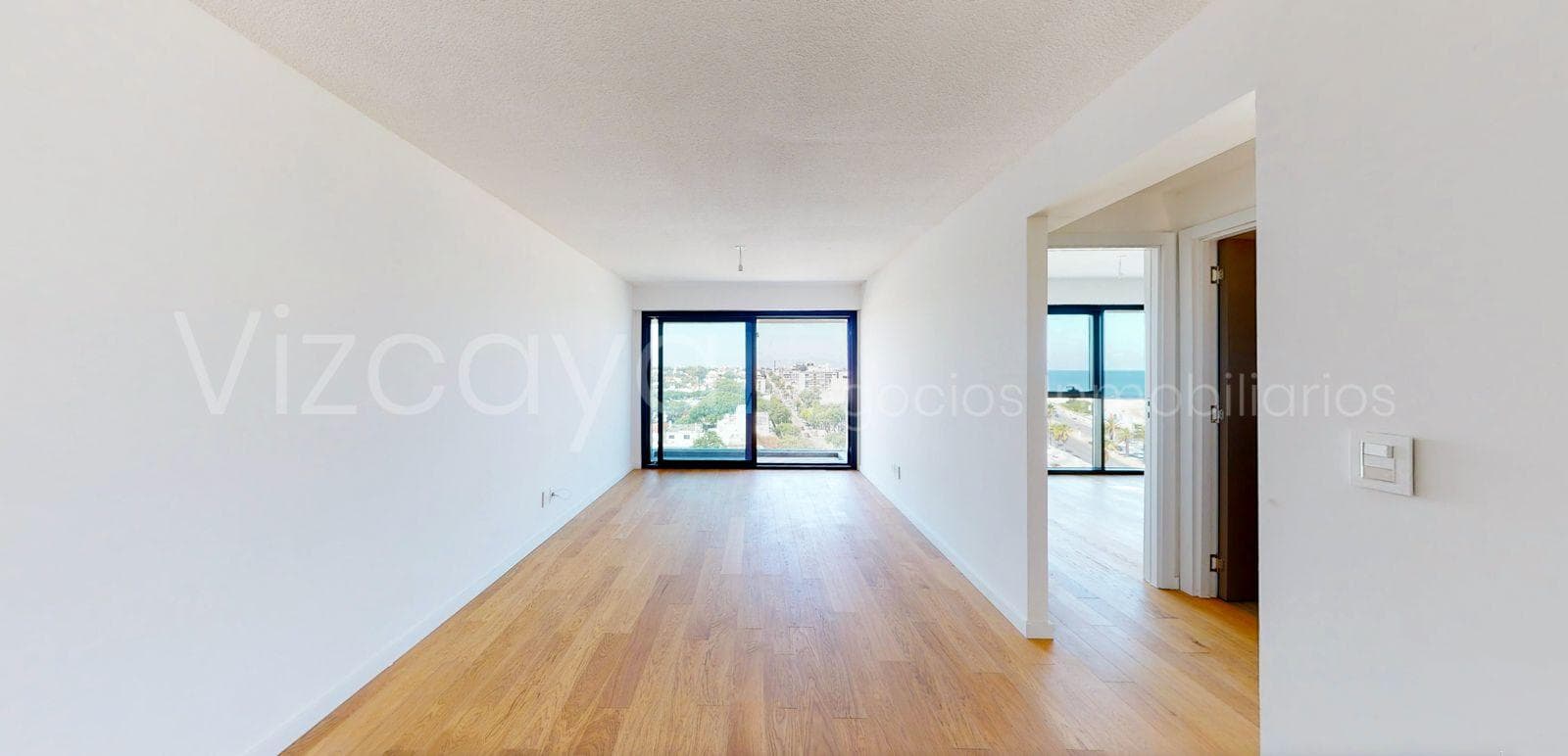 Two-bedroom apartment for sale with a terrace and patio. Currently rented in Malvin