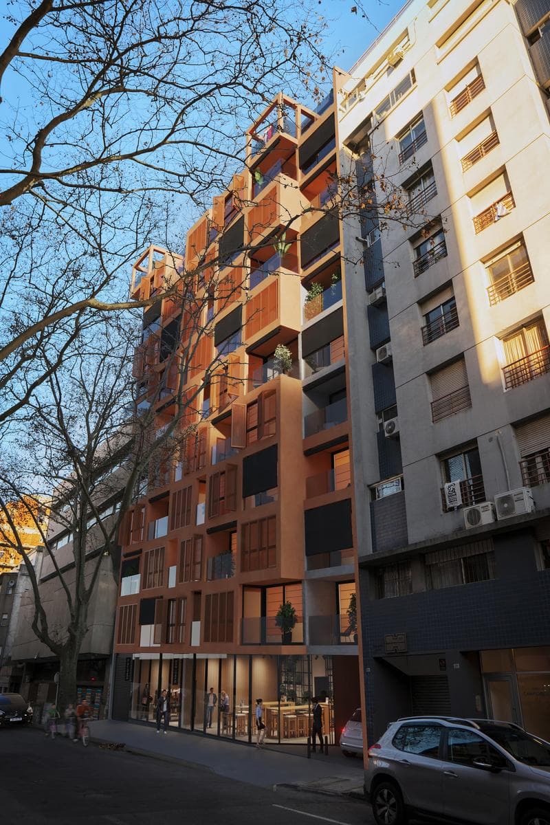 Two-bedroom apartment with a terrace for sale in Downtown Montevideo