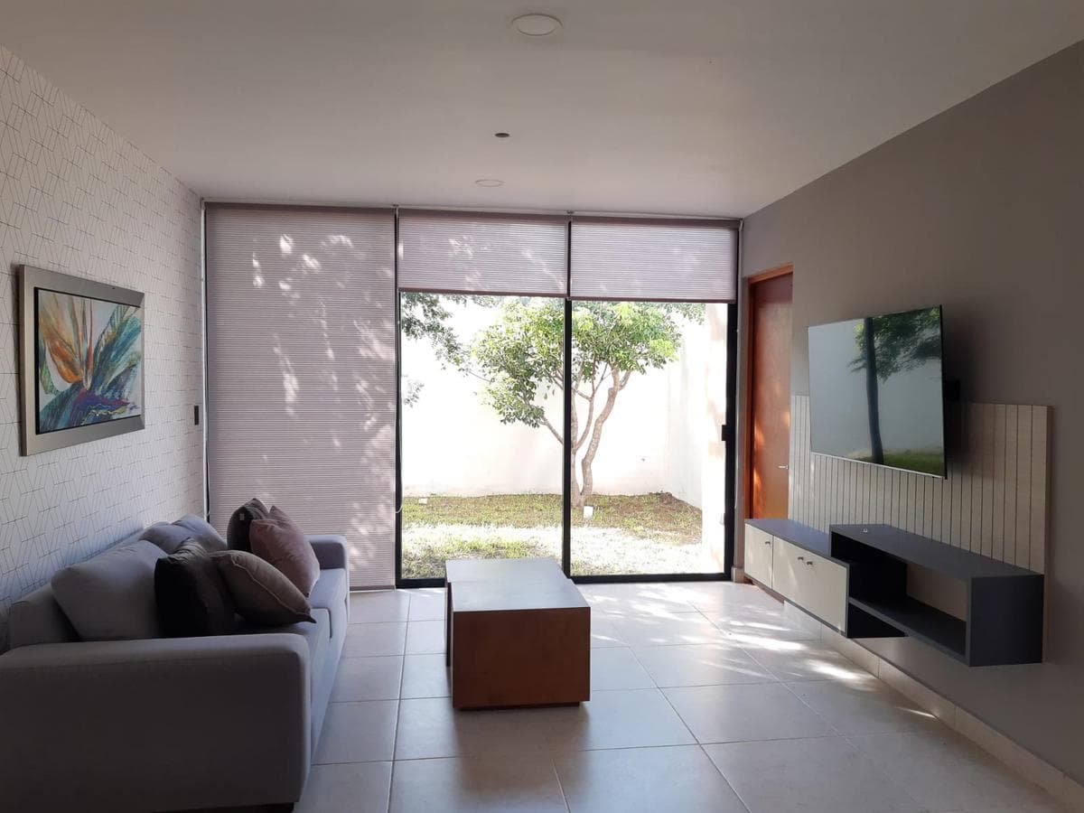 House at PRIVADA MACORRA 86 in Cholul with a family room and 3 bedrooms in Mérida, Yucatán.